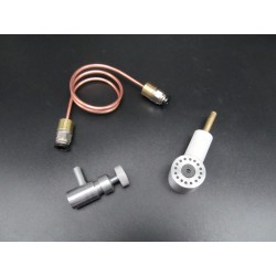 Round burner 25mm copper...