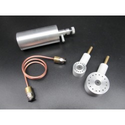 Round burners with gas tank...